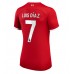 Liverpool Luis Diaz #7 Dámské Domácí Dres 2023-24 Krátkým Rukávem